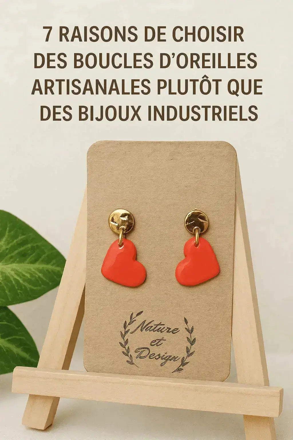 7 raisons de choisir des boucles d’oreilles artisanales plutôt que des bijoux industriels - Nature et design