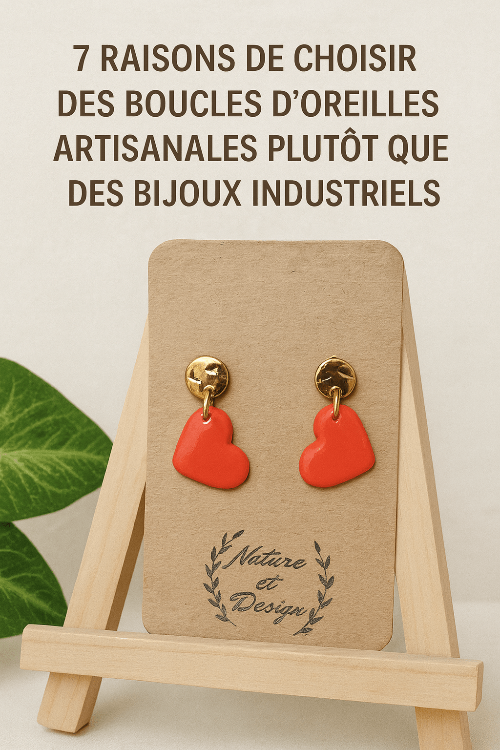 7 raisons de choisir des boucles d’oreilles artisanales plutôt que des bijoux industriels - Nature et design