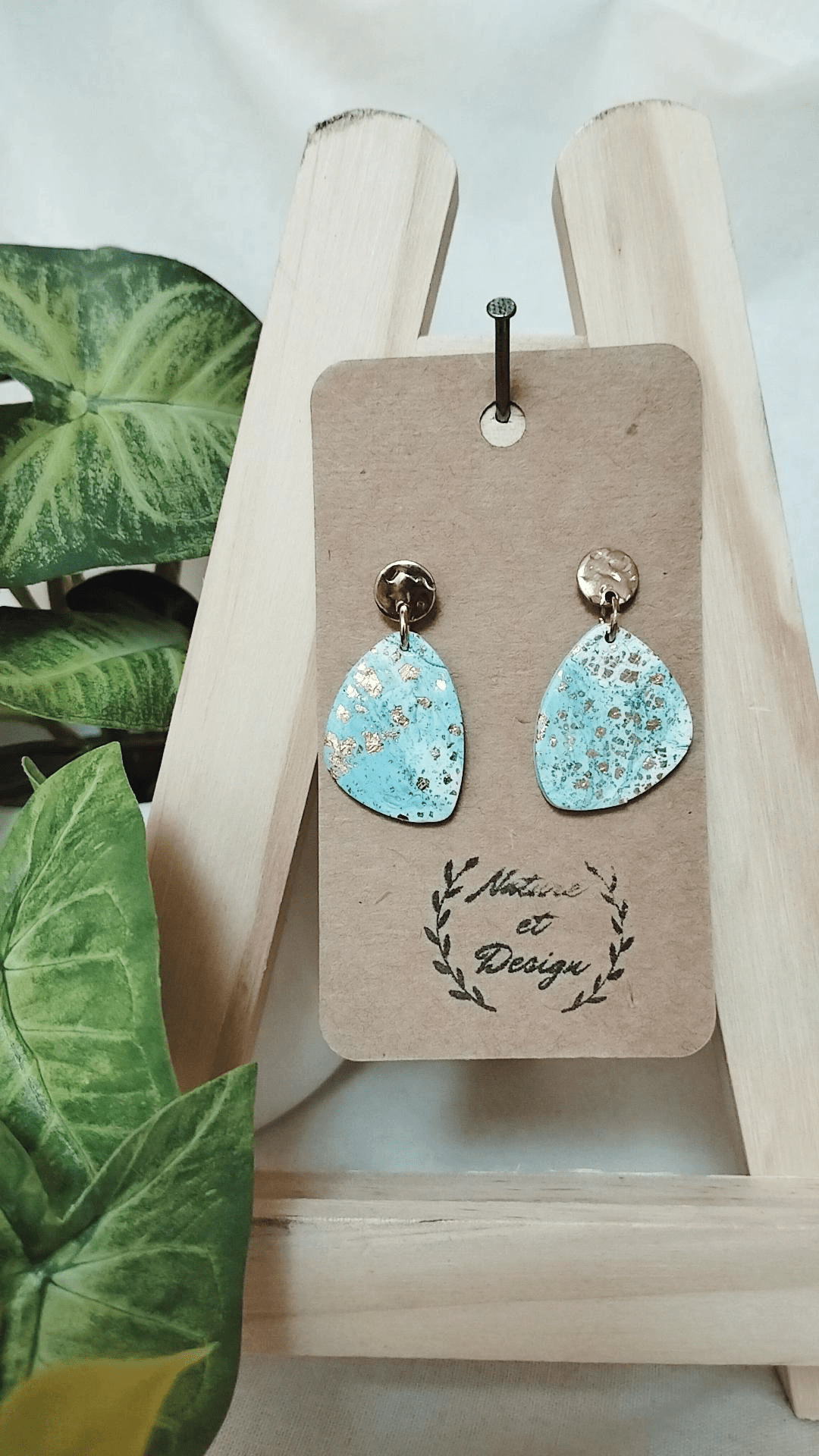 boucles_d_oreilles argile_polymere acier_inoxydable bijoux bijoux_artisanaux france french_jewelry bijoux_en_argile_polymere cadeau créateur noel gift