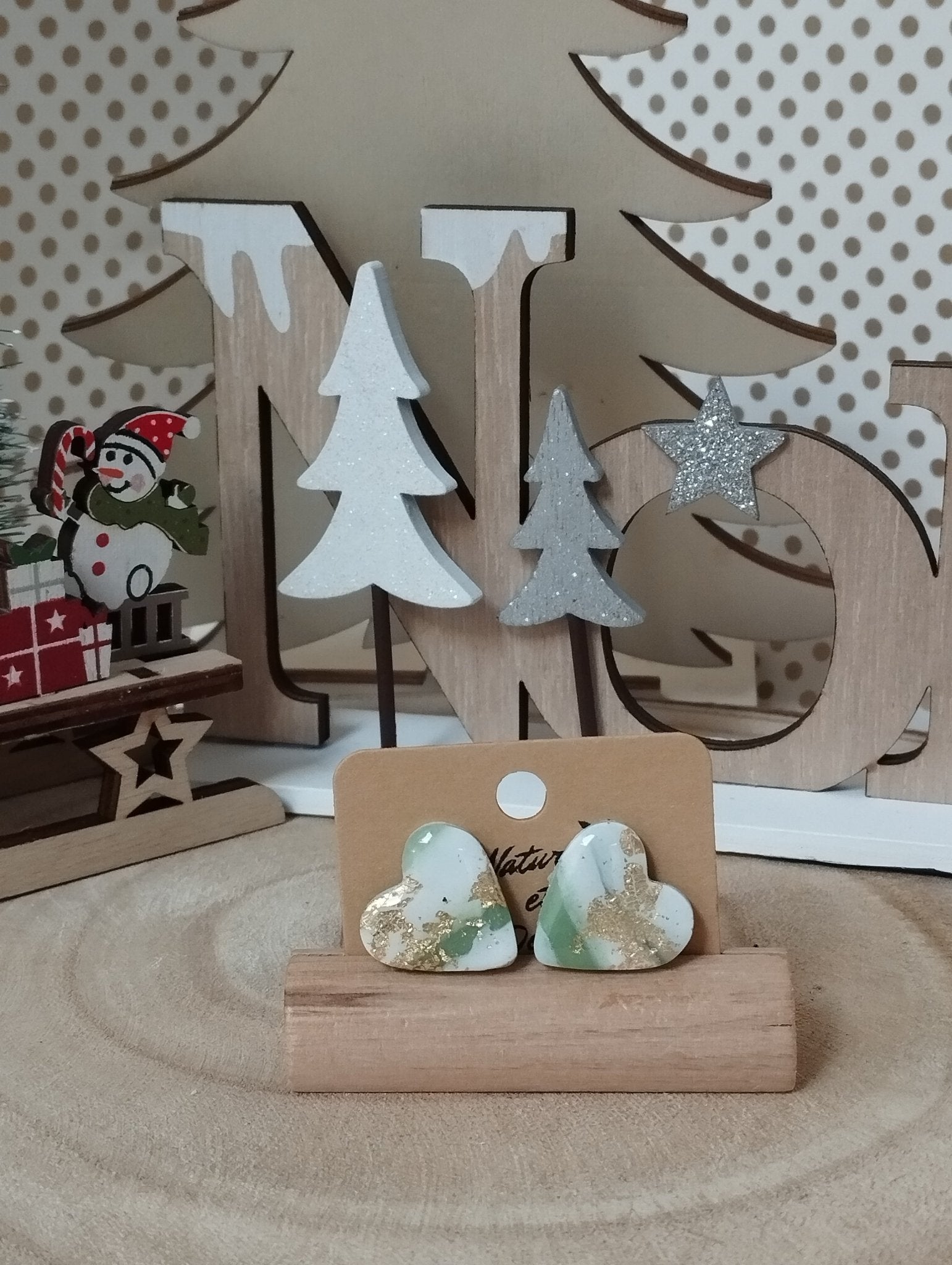 boucles_d_oreilles argile_polymere acier_inoxydable bijoux bijoux_artisanaux france french_jewelry bijoux_en_argile_polymere cadeau créateur noel gift