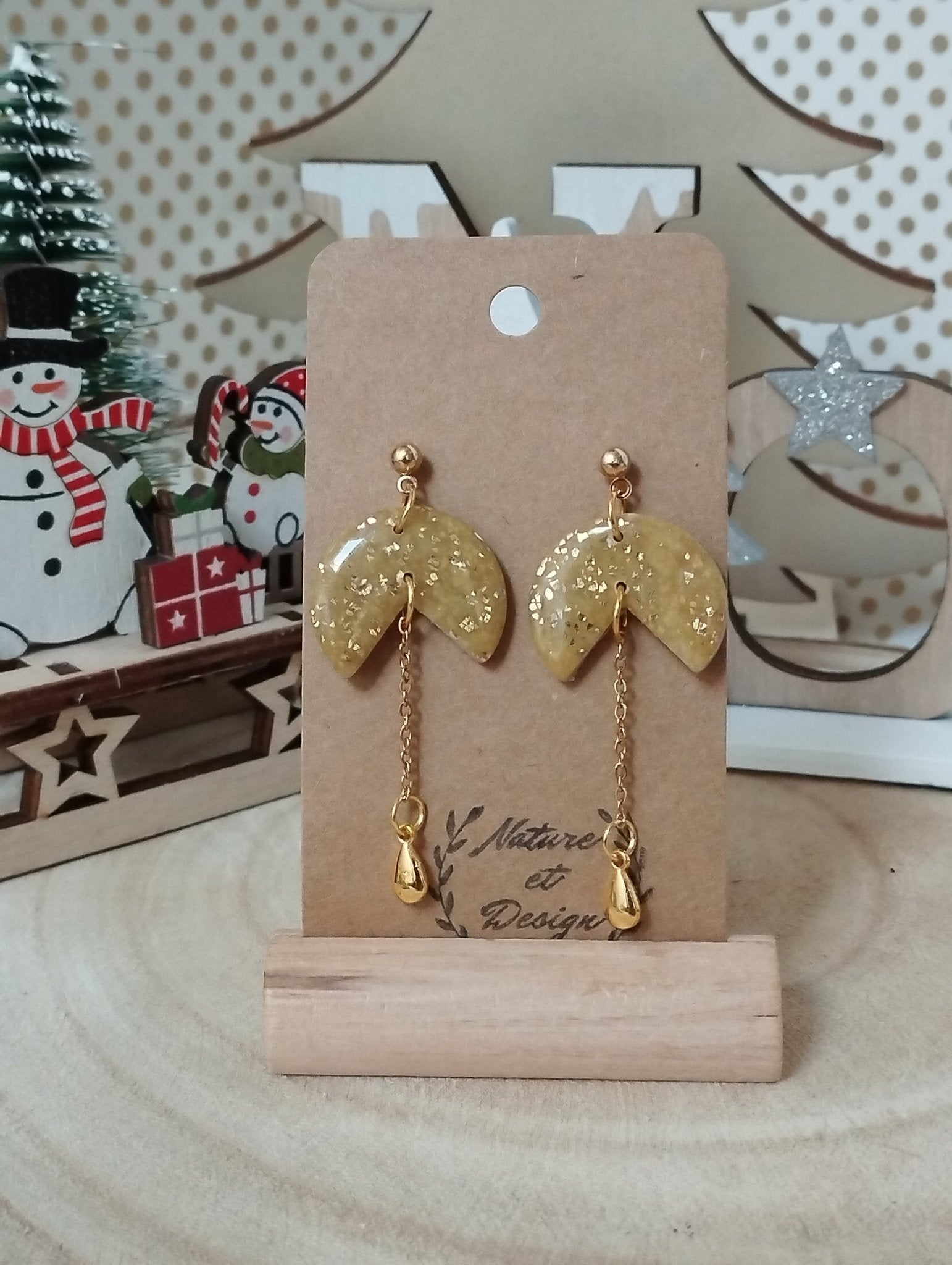 boucles_d_oreilles argile_polymere acier_inoxydable bijoux bijoux_artisanaux france french_jewelry bijoux_en_argile_polymere cadeau créateur noel gift