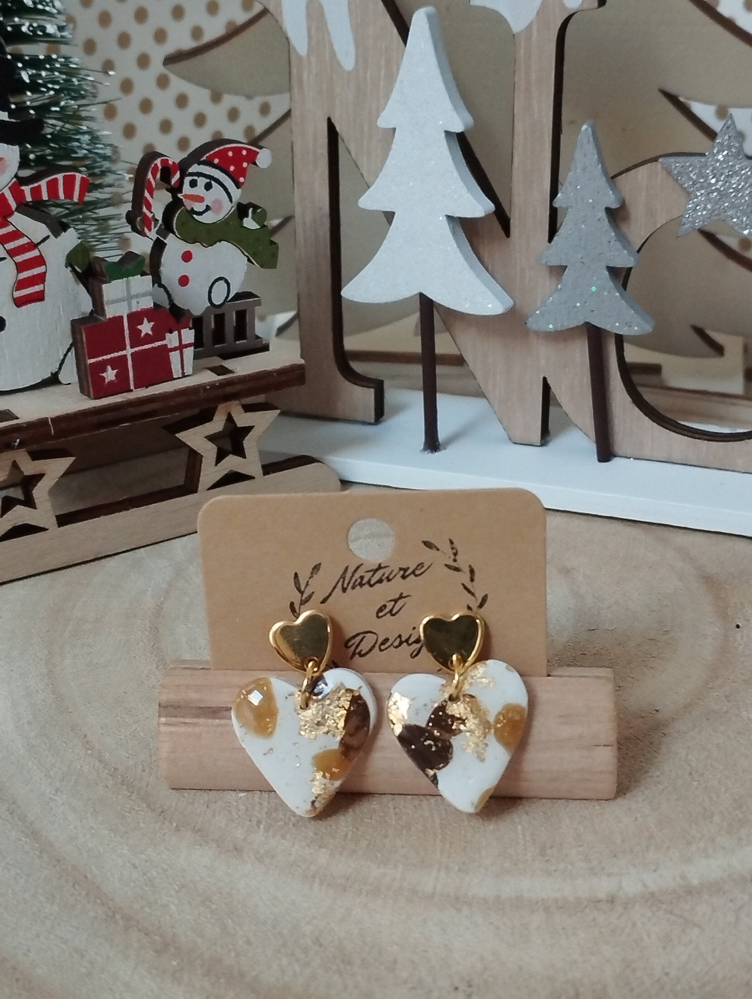 boucles_d_oreilles argile_polymere acier_inoxydable bijoux bijoux_artisanaux france french_jewelry bijoux_en_argile_polymere cadeau créateur noel gift