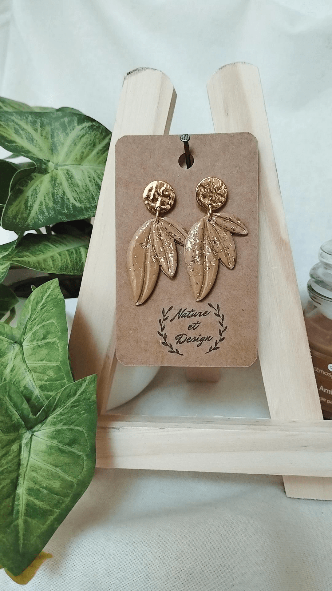 boucles_d_oreilles argile_polymere acier_inoxydable bijoux bijoux_artisanaux france french_jewelry bijoux_en_argile_polymere cadeau créateur noel gift