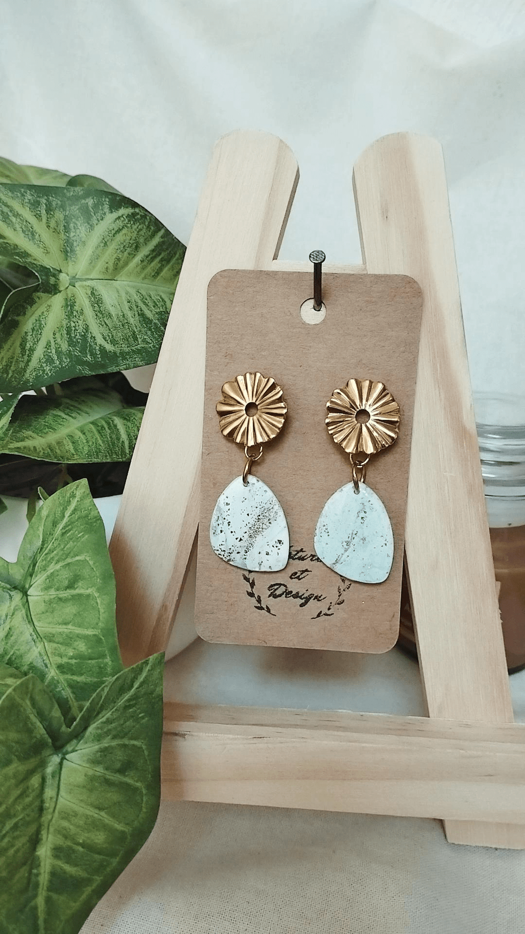 boucles_d_oreilles argile_polymere acier_inoxydable bijoux bijoux_artisanaux france french_jewelry bijoux_en_argile_polymere cadeau créateur noel gift