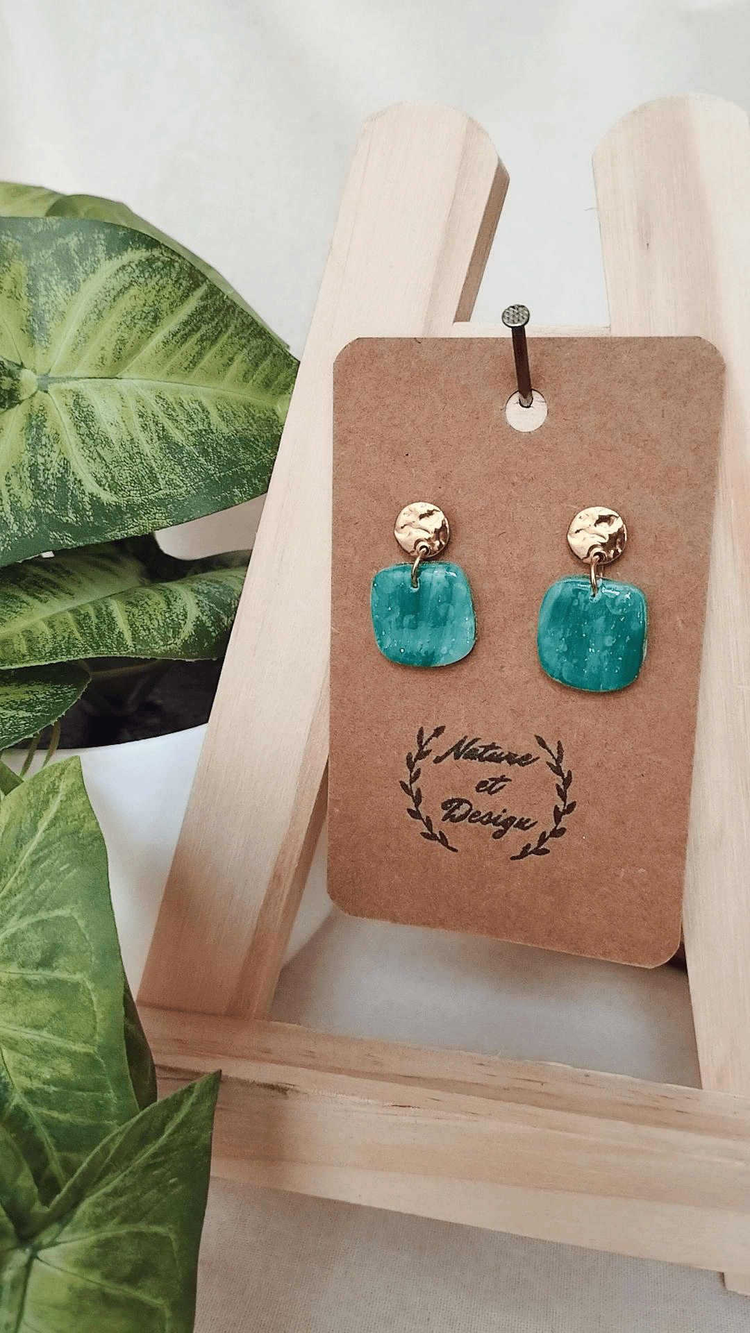 boucles_d_oreilles argile_polymere acier_inoxydable bijoux bijoux_artisanaux france french_jewelry bijoux_en_argile_polymere cadeau créateur noel gift