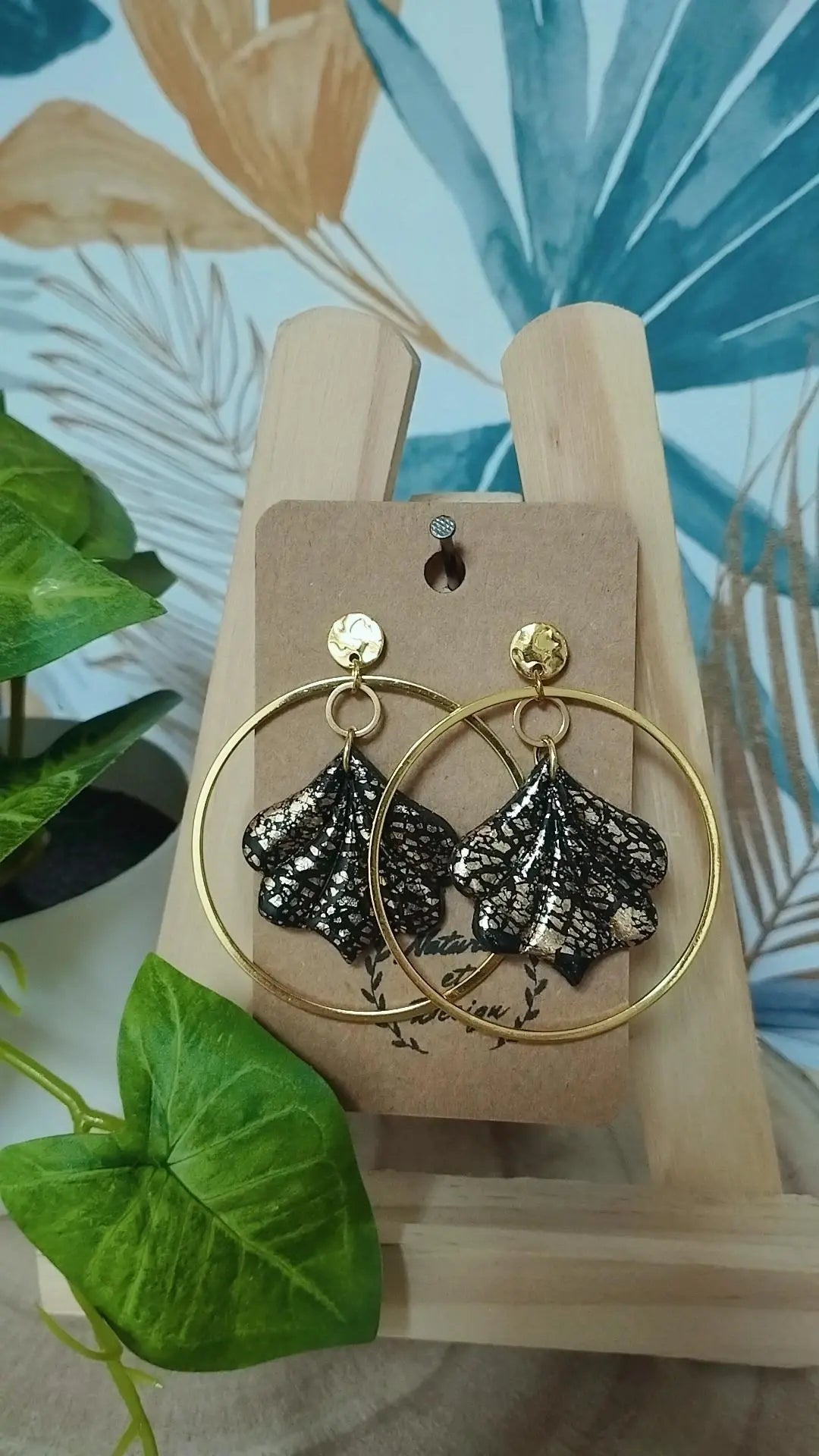 boucles_d_oreilles argile_polymere acier_inoxydable bijoux bijoux_artisanaux france french_jewelry bijoux_en_argile_polymere cadeau créateur noel gift
