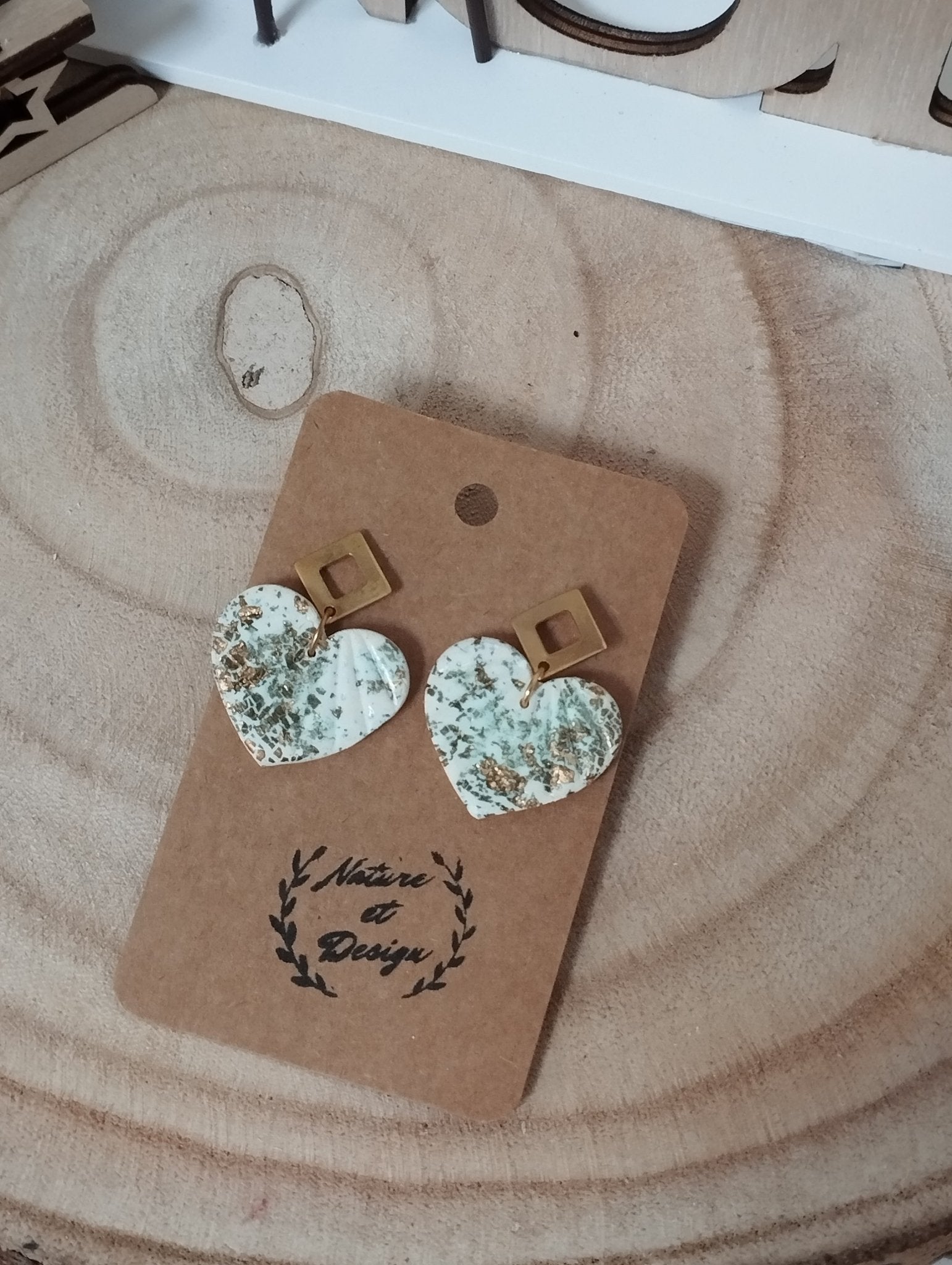 boucles_d_oreilles argile_polymere acier_inoxydable bijoux bijoux_artisanaux france french_jewelry bijoux_en_argile_polymere cadeau créateur noel gift