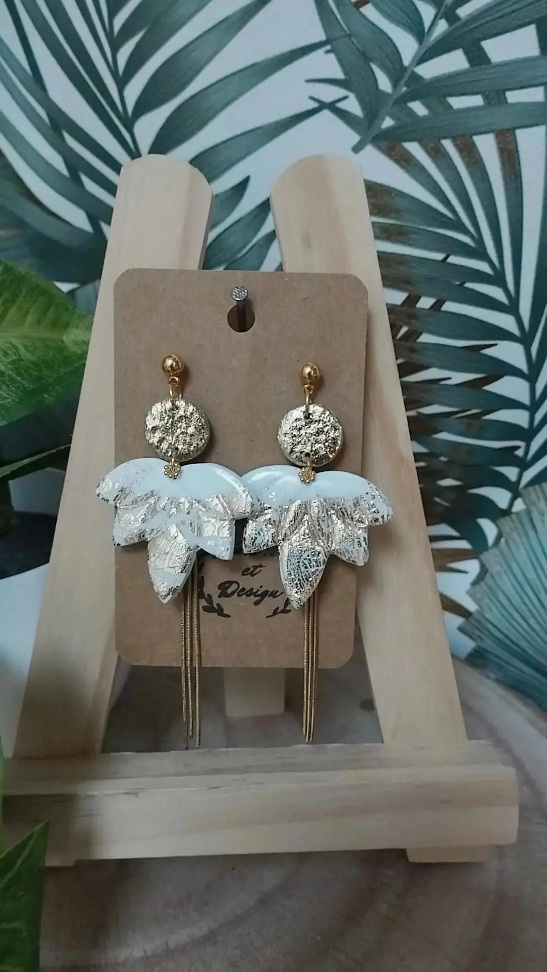 boucles_d_oreilles argile_polymere acier_inoxydable bijoux bijoux_artisanaux france french_jewelry bijoux_en_argile_polymere cadeau créateur noel gift