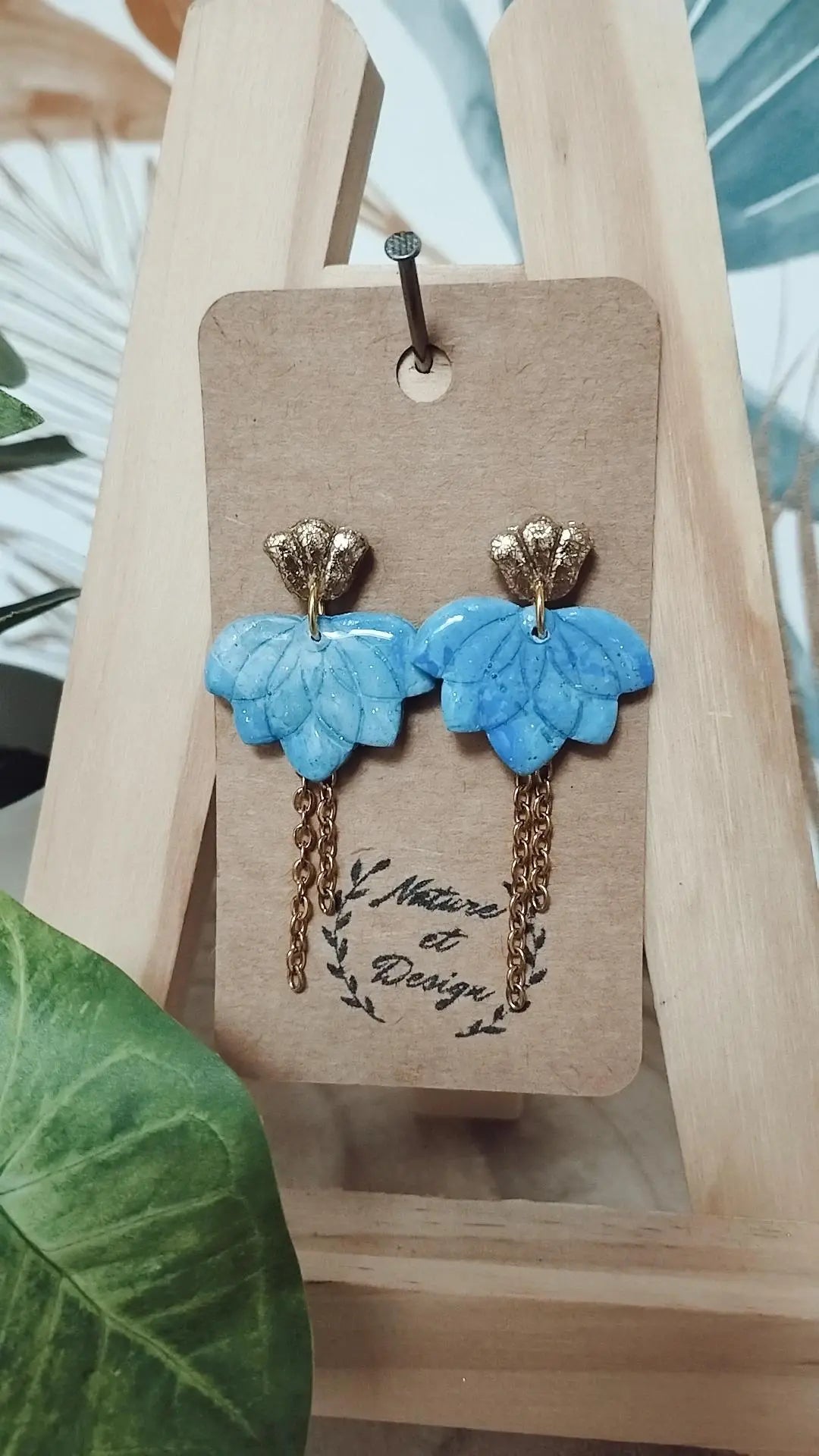boucles_d_oreilles argile_polymere acier_inoxydable bijoux bijoux_artisanaux france french_jewelry bijoux_en_argile_polymere cadeau créateur noel gift