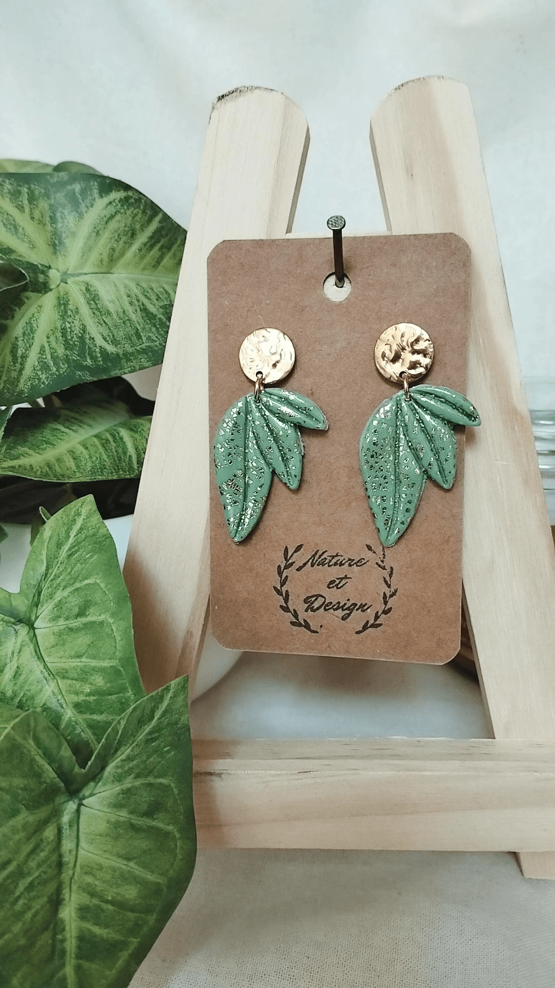 boucles_d_oreilles argile_polymere acier_inoxydable bijoux bijoux_artisanaux france french_jewelry bijoux_en_argile_polymere cadeau créateur noel gift