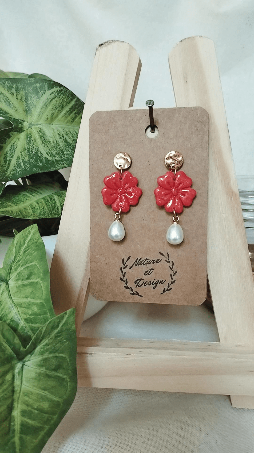 boucles_d_oreilles argile_polymere acier_inoxydable bijoux bijoux_artisanaux france french_jewelry bijoux_en_argile_polymere cadeau créateur noel gift