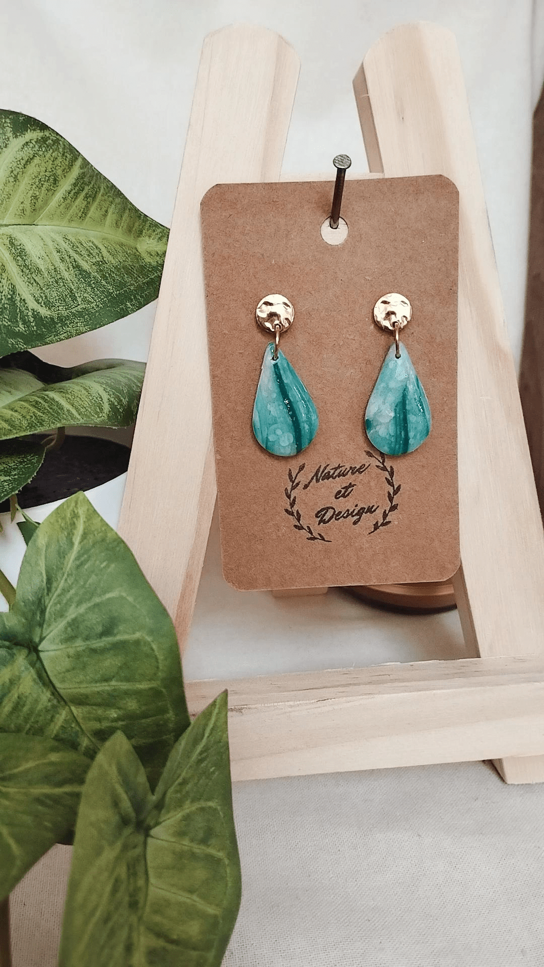 boucles_d_oreilles argile_polymere acier_inoxydable bijoux bijoux_artisanaux france french_jewelry bijoux_en_argile_polymere cadeau créateur noel gift