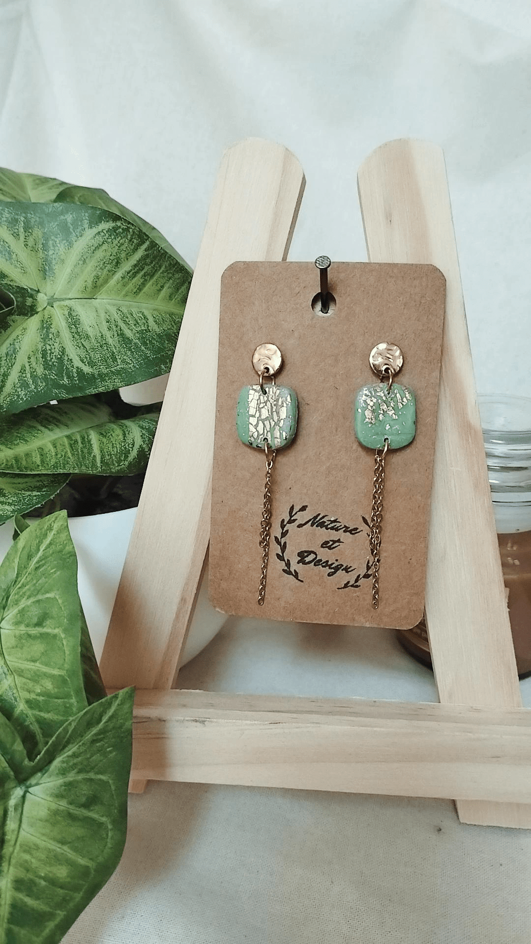 boucles_d_oreilles argile_polymere acier_inoxydable bijoux bijoux_artisanaux france french_jewelry bijoux_en_argile_polymere cadeau créateur noel gift