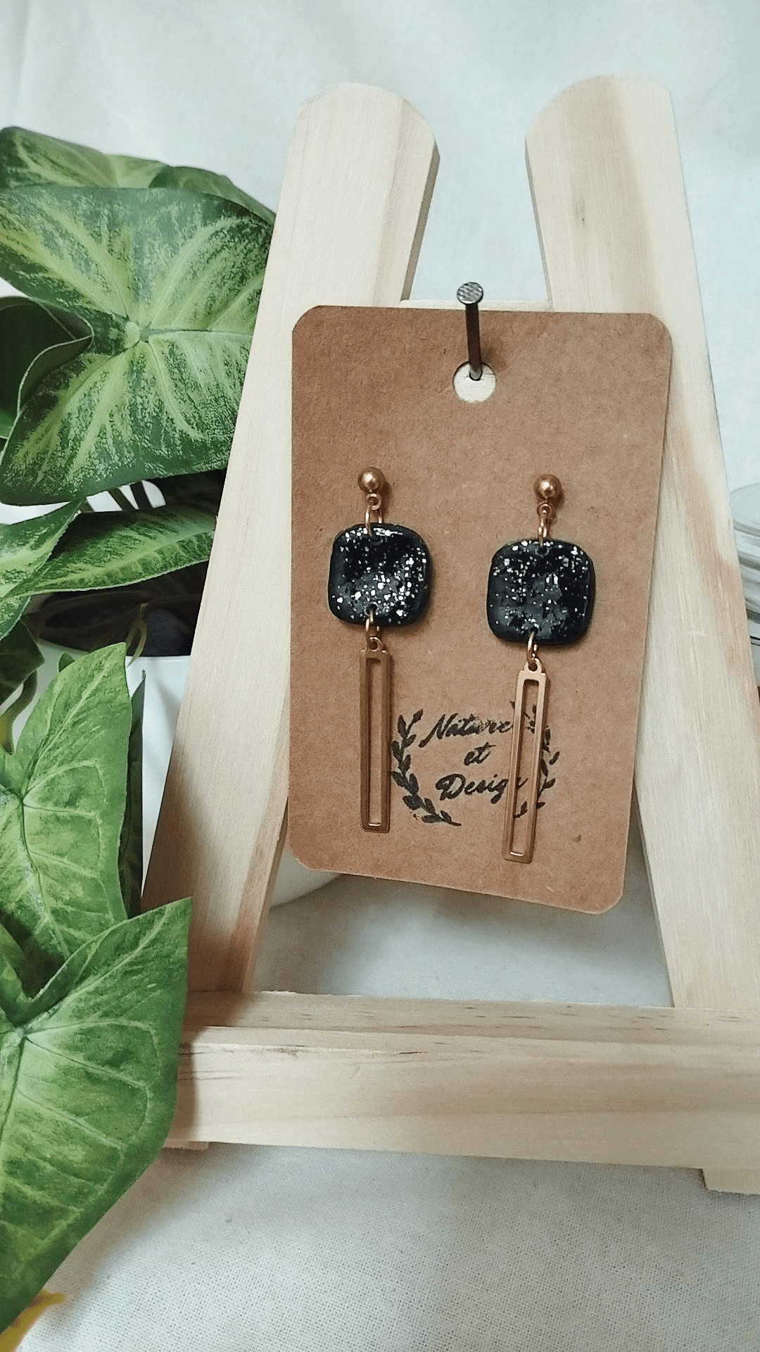 boucles_d_oreilles argile_polymere acier_inoxydable bijoux bijoux_artisanaux france french_jewelry bijoux_en_argile_polymere cadeau créateur noel gift