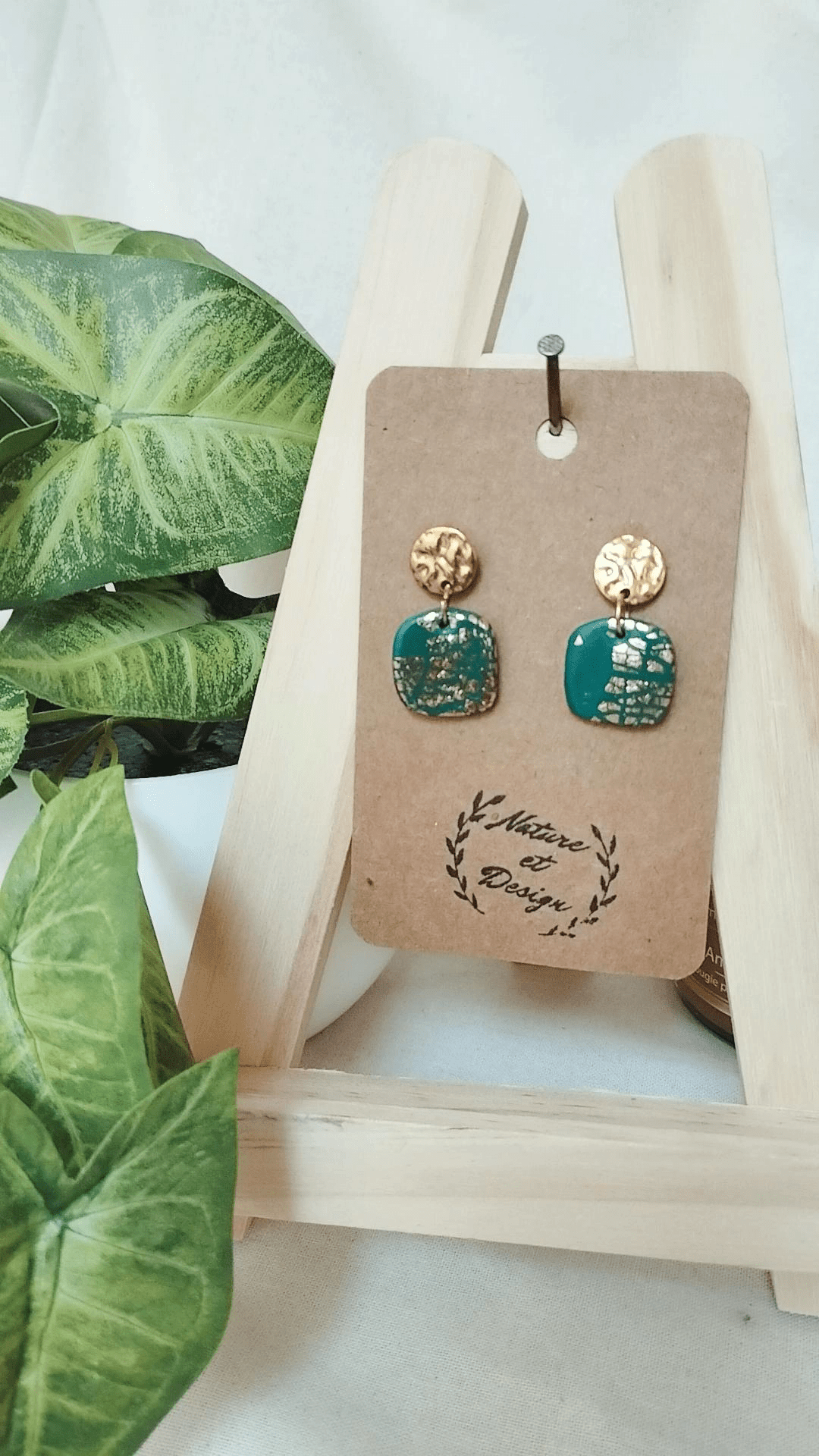 boucles_d_oreilles argile_polymere acier_inoxydable bijoux bijoux_artisanaux france french_jewelry bijoux_en_argile_polymere cadeau créateur noel gift